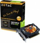 ZOTAC NVIDIA GeForce GTX650 1GB GDDR5 Graphics Card