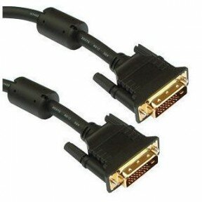 DVI D 24+1 Pin TO DVI D DUAL LINK MALE CABLE 5 METERS