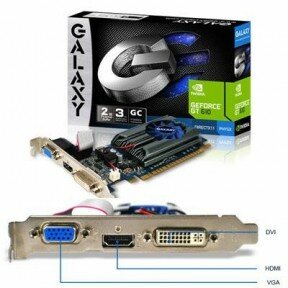 Galaxy NVIDIA GeForce GT 610 2GB DDR3 Graphics Card