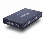 iBall 4 Port USB KVM Switch with Audio - with Cables