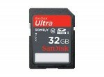 Sandisk Ultra 32GB SDHC Card - Class 10